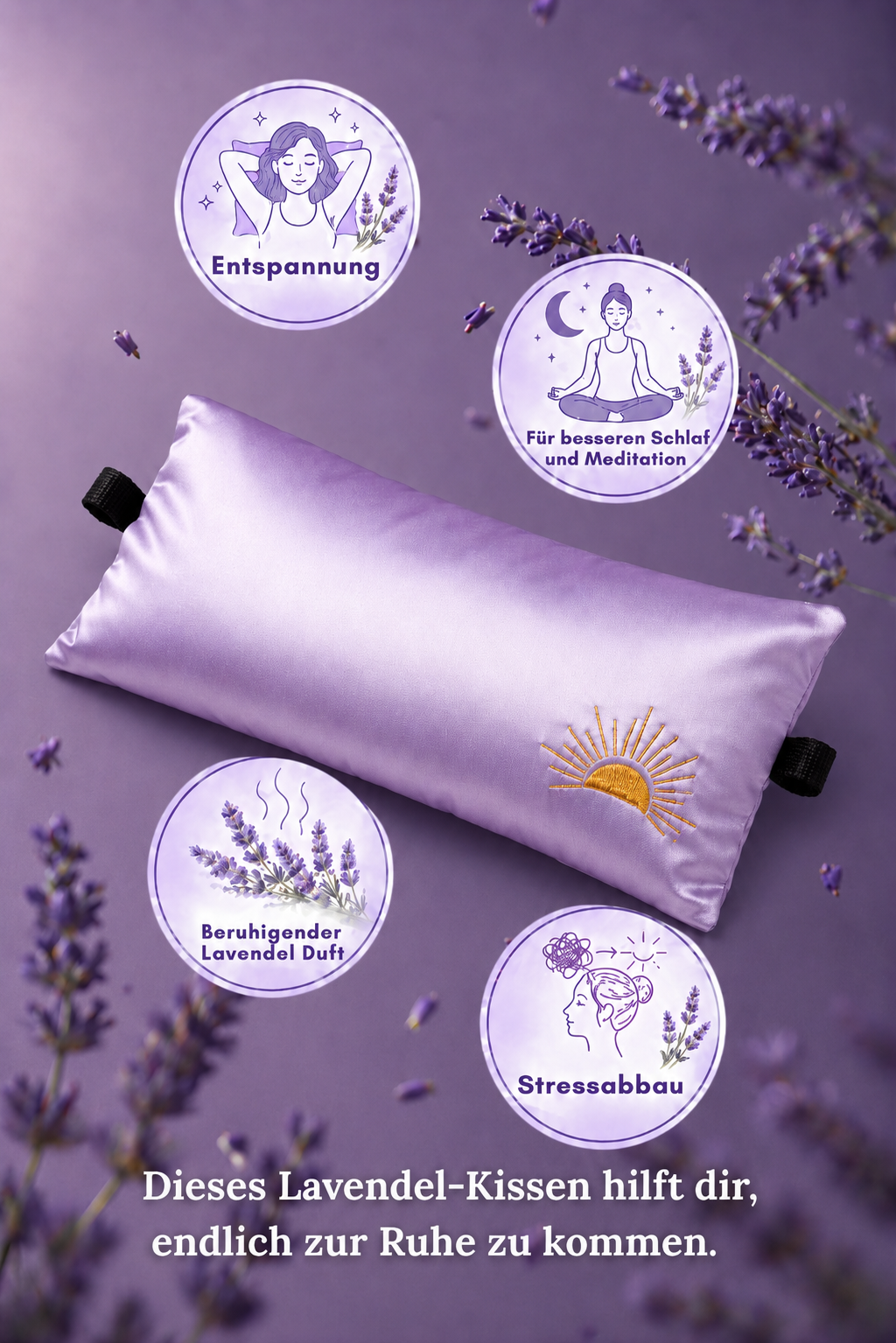 Lavendel Augenkissen