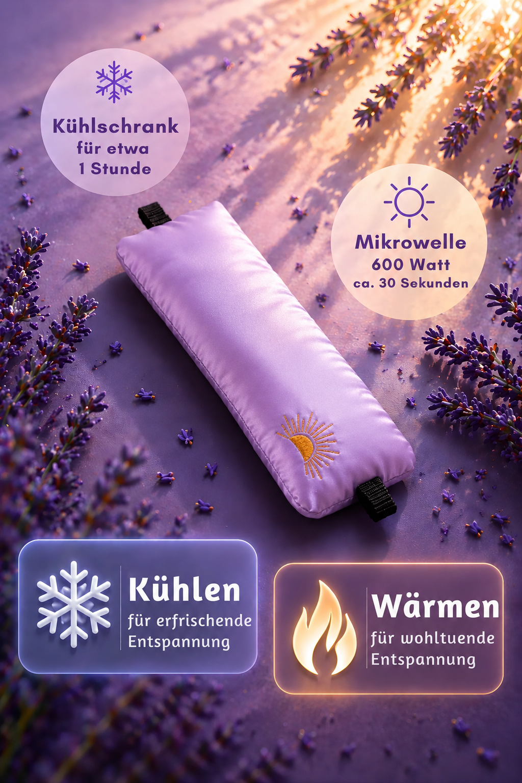 Lavendel Augenkissen