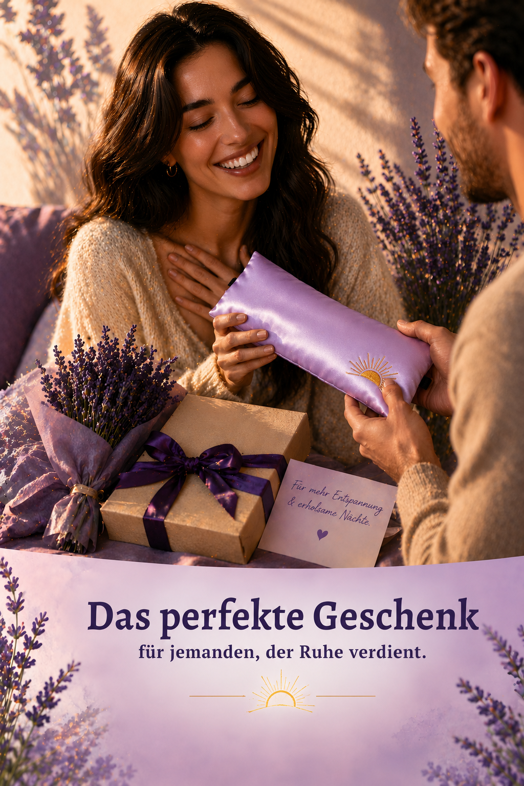 Lavendel Augenkissen