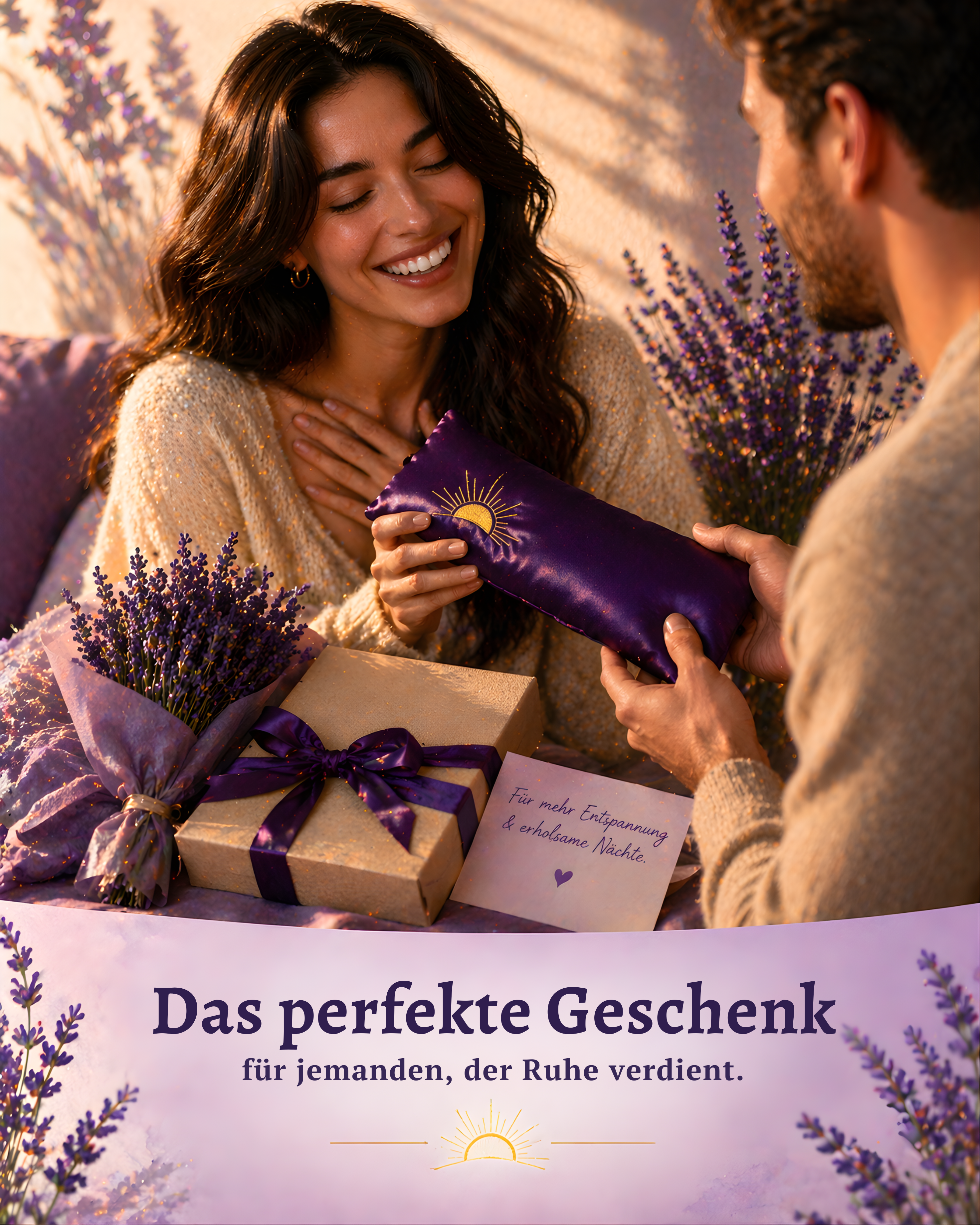 Lavendel Augenkissen