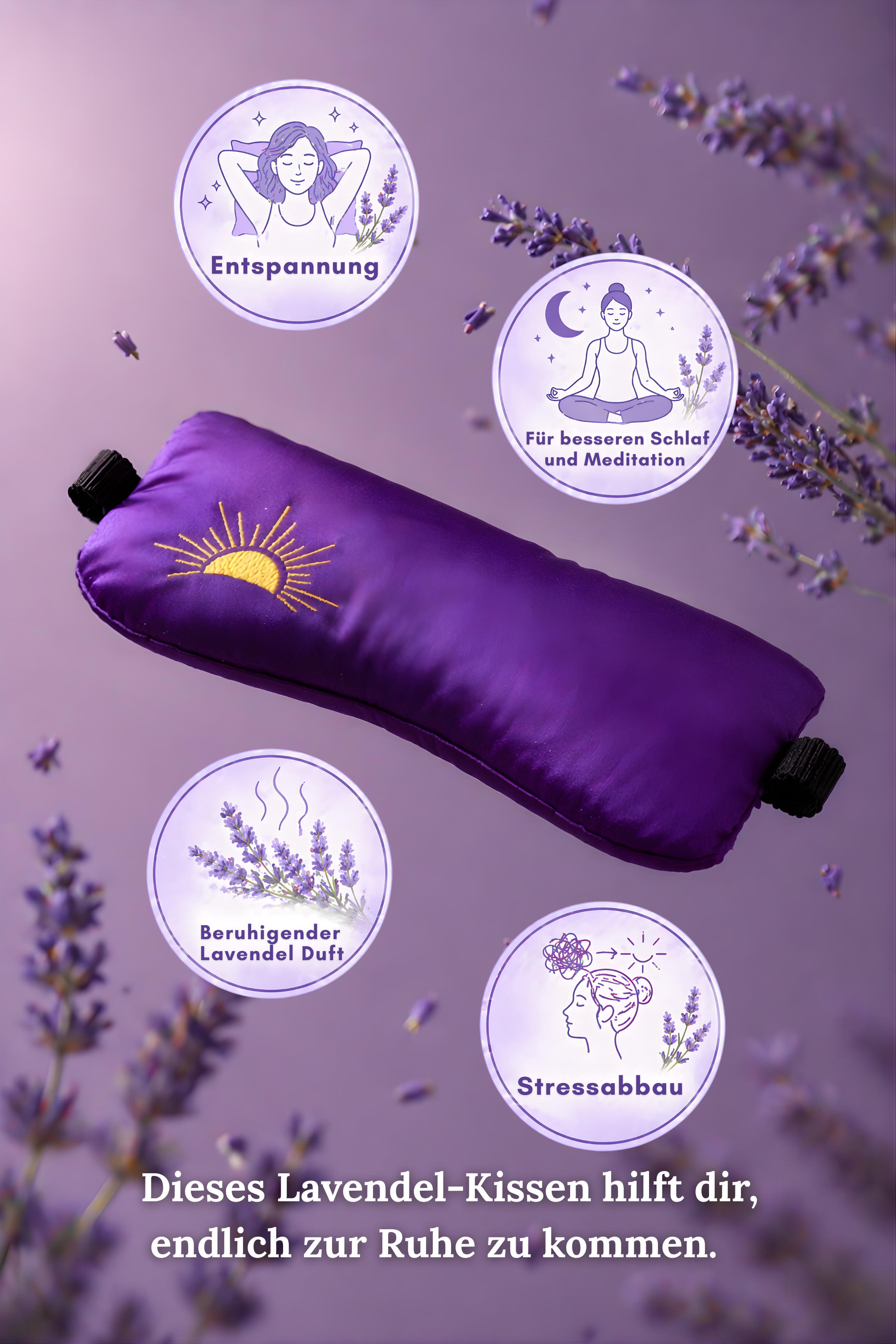 Lavendel Augenkissen
