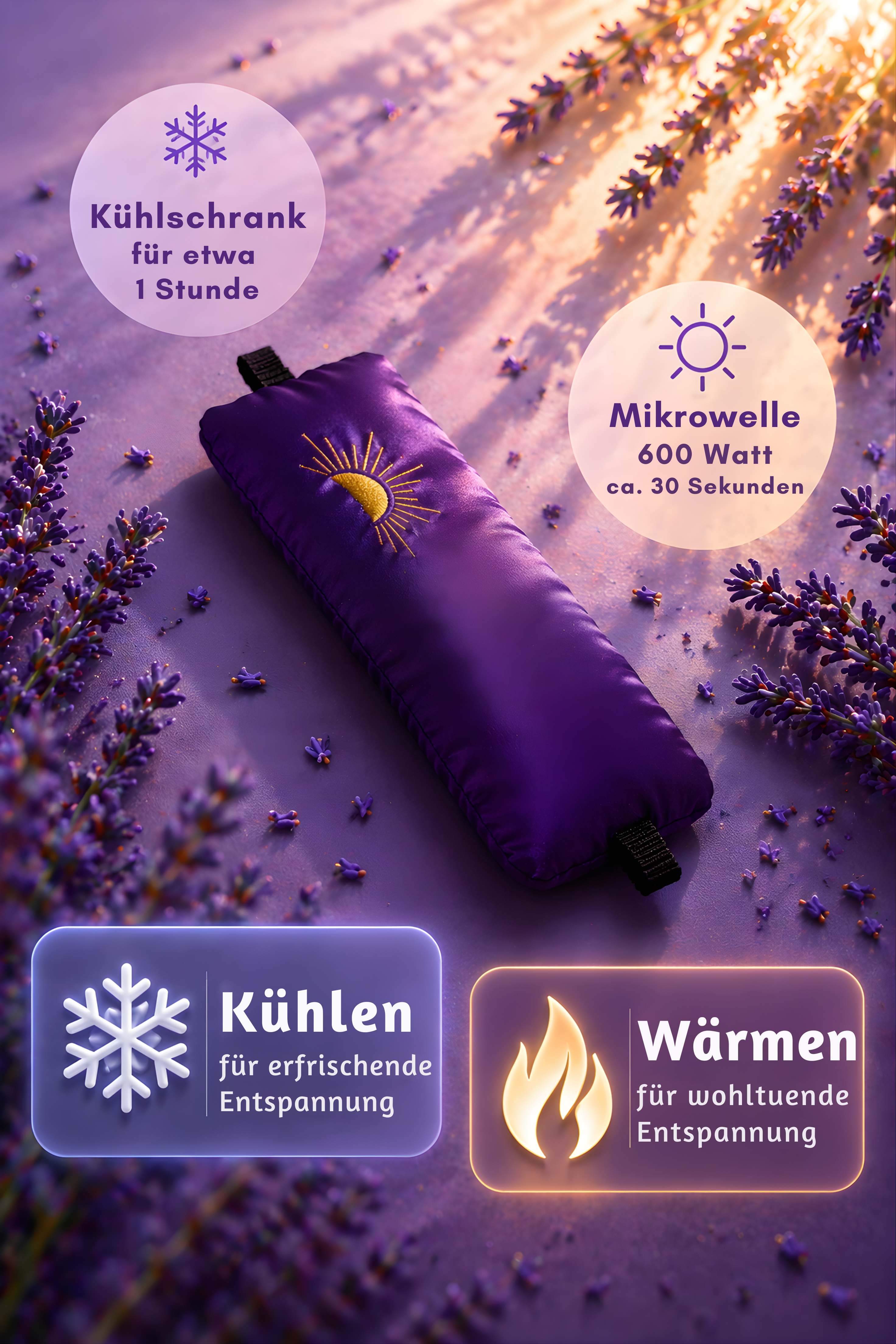 Lavendel Augenkissen